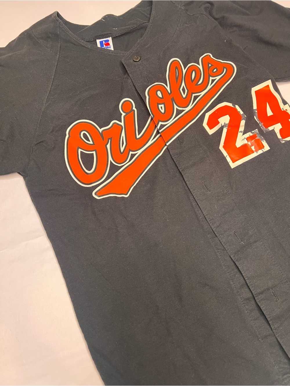 Vintage 90’s Distressed Russell Athletic Baltimore Orioles Men’s M Jersey